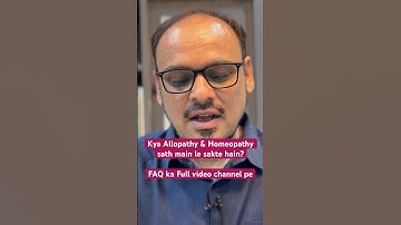 Can I take Allopathy and Homeopathy together? #video #youtubeshorts #draadil #mumbai