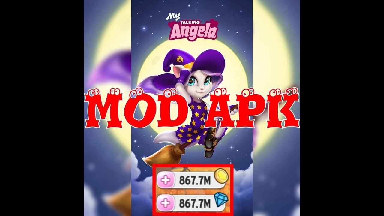 My Talking Angela v3.6.1.94 Mod Apk Download + Gameplay - YouTube