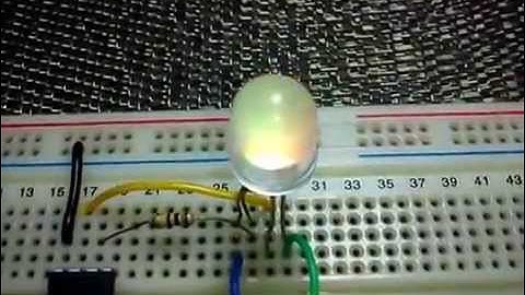 PIC12F675 RGB LED as Light Sensor and Light Source