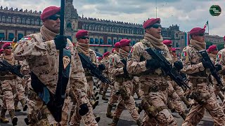Imponente el Desfile Militar 2022 en la CDMX, Fuerzas Especiales y BFP.