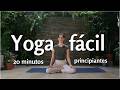 Yoga suave en el suelo para cuerpos rígidos | Clase para principiantes, sin pararte | 20 min