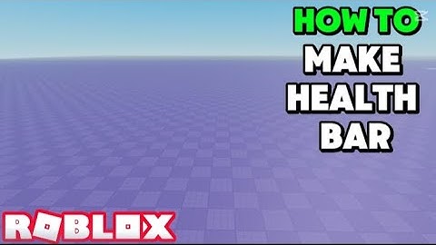How To Make Health Bar Gui In Studio Lite - Tutorial Guide