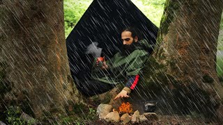 Solo deep relaxation in heavy rain and lightning by Grɘen Silence 36,318 views 1 year ago 16 minutes