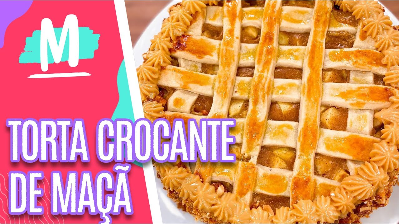 Receita de TORTA CROCANTE DE MAÇÃ - Mulheres (04/10/22)