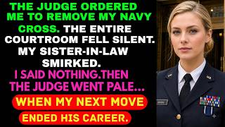 My Sister-in-Law Sued Me. The Judge Ordered Me to Remove My Navy Cross , Then He Collapsed