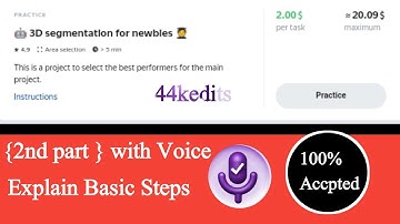3D Segmentation For Newbies {2nd part }〽️ Full Explain | Toloka Yandex task 3D segmentation#44kedits