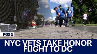 NYC Vietnam, Korean and Cold War veterans visit DC on Honor Flight