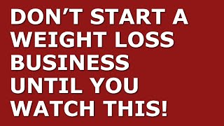 How to Start a Weight Loss Business | Free Weight Loss Business Plan Template Included