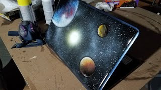 How to spray paint laptop