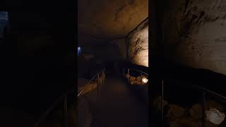 Climbing 75 stories out of the Carlsbad Caverns #caves #cavern #newmexico