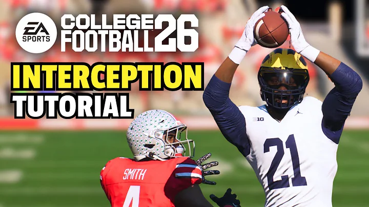 How to get EASY Interceptions In College Football 26 Road to Glory