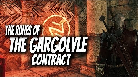 The Witcher 2 | Everything you NEED to Know About The Gargoyle Contract Puzzles