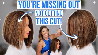 Make Your Hair Look THICK. Easy Styling Lob.