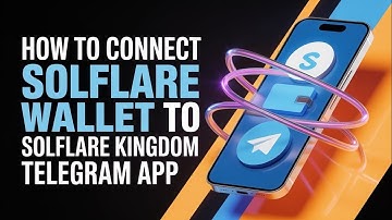 How to Connect Solflare Wallet to Solflare Kingdom Telegram App (Step-by-Step Tutorial) #solflare 