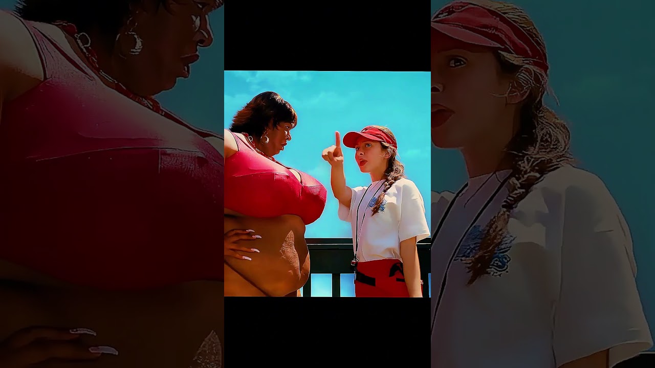 La mujer llegó al parque acuático #shorts #movie
