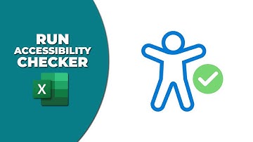 How to run accessibility checker in excel