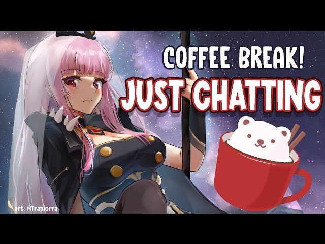 【JUST CHATTING! 雑談】Taking a Coffee Break with the Dead Beats! #HoloMyth #HololiveEnglishのサムネイル