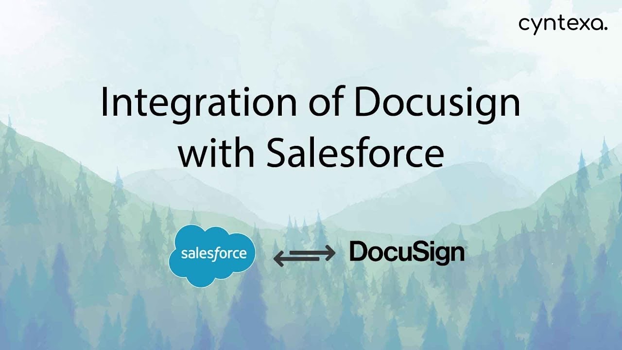 Docusign and Salesforce Integration Demo by Cyntexa YouTube