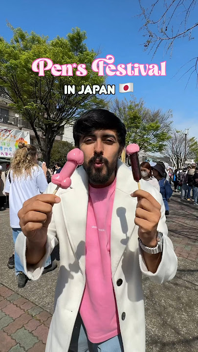 Penis Festival in Japan 🇯🇵 🤯 #japan #travel #shorts #tokyo