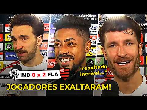 FLAMENGO PLAYERS PRAISE HUGE LIBERTADORES VICTORY