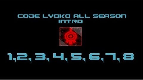 Code Lyoko All Season Intro 1,2,3,4,5,6,7 & Coming Soon Season 8