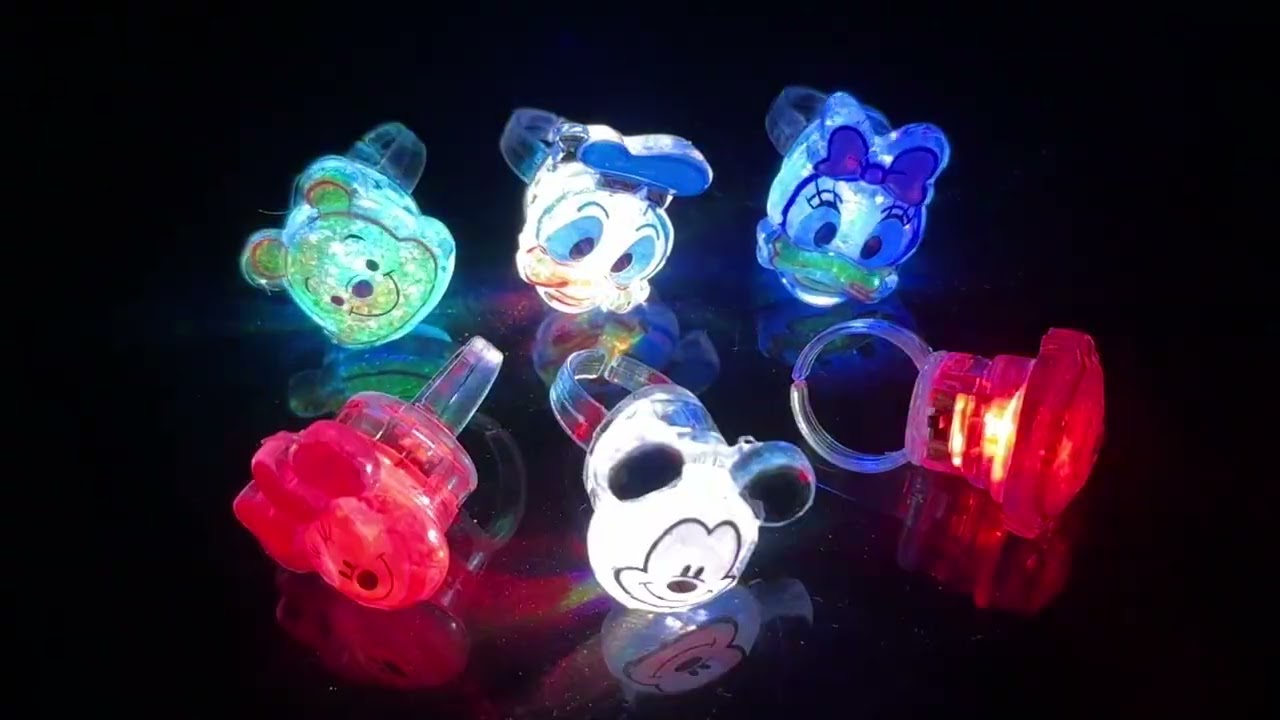 ディズニー 光るキラキラゆびわ｜株式会社よしみ｜お祭りや子供会など