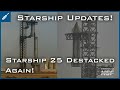 SpaceX Starship Updates! Starship 25 Destacked From Booster 9! TheSpaceXShow