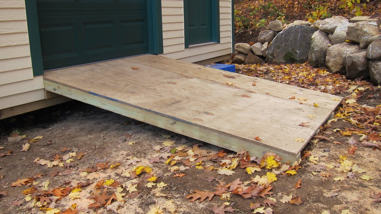 build a shed ramp - youtube