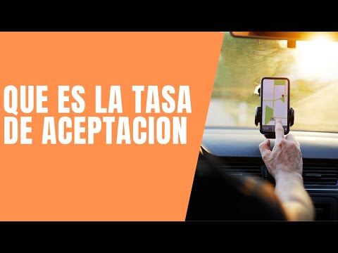 Que es la tasa de aceptación en DIDI CONDUCTOR y como funciona