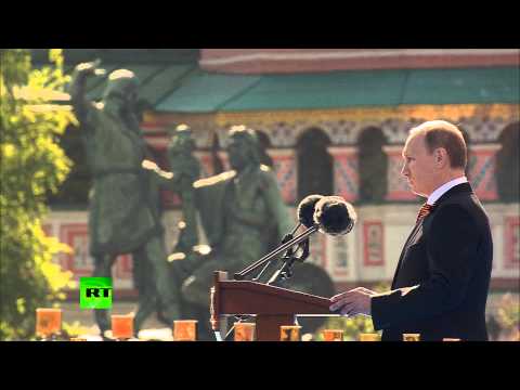 Выступление Владимира Путина на Параде Победы в Москве