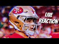 Live Reaction to 49ers get beat by Ravens