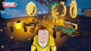 *GOLD* PETER GRIFFIN vs 4 MEDALLIONS & MYTHIC’S CHALLENGE (Fortnite Chapter 5 Season 2)