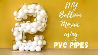 PVC Geometric Balloon Mosaic #2 Tutorial