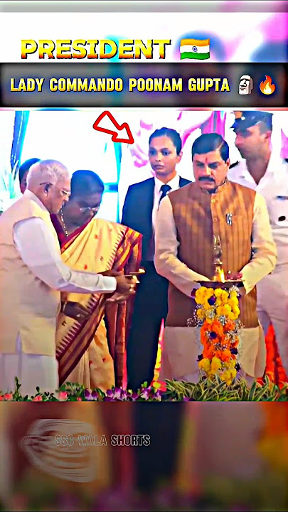 🗿-PRESIDENT DRAUPADI MURMU SECURITY LADY COMMANDO RESPECT 🔥 #shorts #viralvideo #trending #video