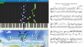 Tales of Zestiria - Melody of Water is the Guide in Spiritual Mist [Piano transcription]