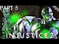 Injustice 2 Story Mode Walkthrough Part 5 - GRID vs CYBORG!