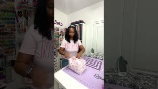 Ruffle Makeup Bag | Boxy Bag