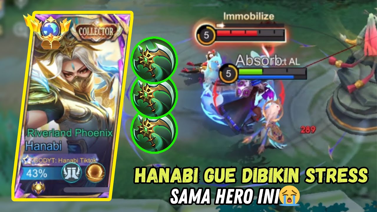 TOP GLOBAL HANABI DIBIKIN STRESS MUSUH BERANINYA BAWA TEMAN? PUNYA DENDAM APA SIH KALIAN? - MLBB