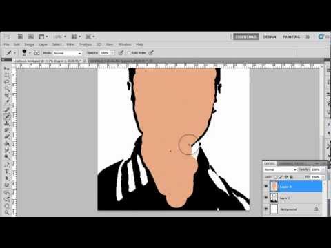 How to Make Cartoon From Photo in Photoshop CS