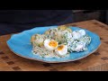 Letni obiad jajka w sosie ogórkowym 3 min / Oddaszfartucha