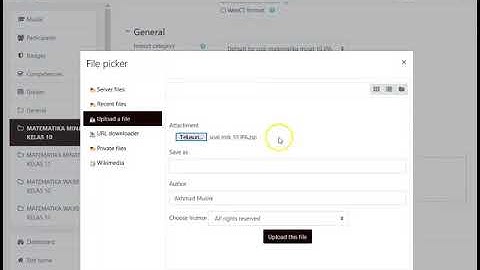 CARA UPLOAD SOAL KE CBT/MOODLE