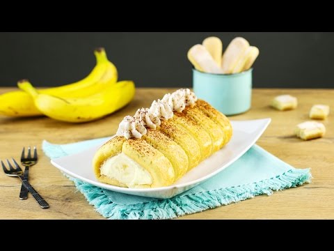 Vídeo: Rolo De Biscoito Com Banana