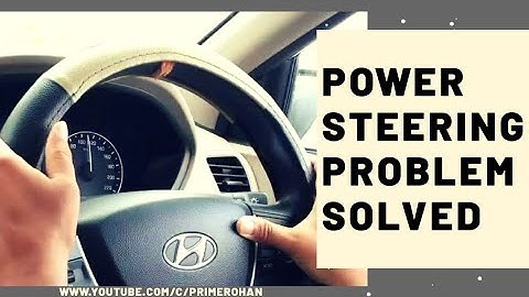 Steering problem in car |hyundai-elite| i20 solved...