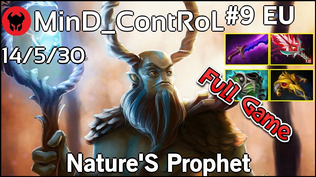 MinD_ContRoL [Liquid] plays Nature's Prophet!!! Dota 2 Full Game 7.22 ...