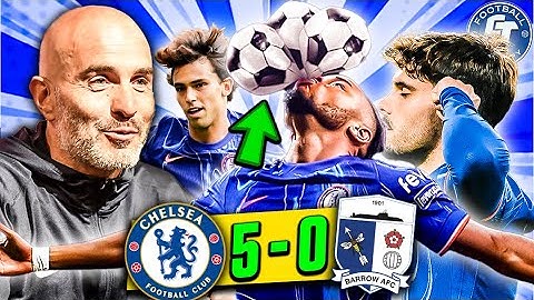 Nkunku HAT-TRICK In Chelsea DEMOLITION! Chelsea 5-0 Barrow!
