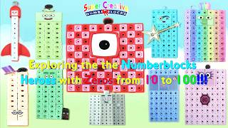 From 10 to 100: Numberblocks Heroes with Zeros Adventure!!! (Mind-Blowing 🔥)