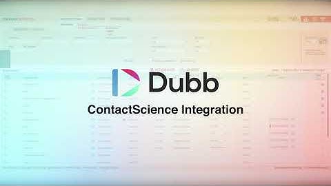 How to Send Trackable Videos in ContactScience  (@DubbSupport )