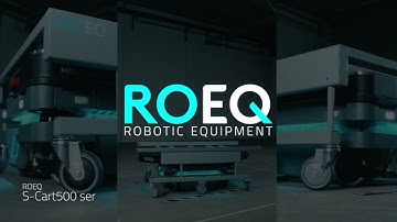 ROEQ S-Cart500 series to carry 500Kg on MiR250 amr