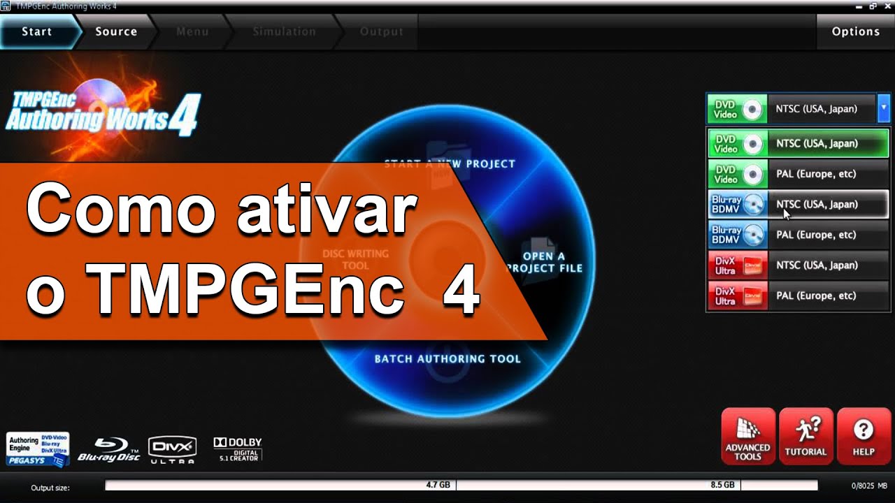 Tmpgenc Authoring Works 4 Instalacao E Ativacao Youtube