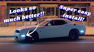 White LED side marker install on 15-2023 Dodge Challenger